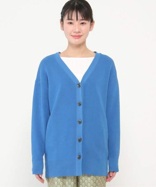 LBC（エルビーシー）の「ウォッシャブルヤーン畦カーディガン（カーディガン/ボレロ・レディース・イエロー/ブルー/グリーン・M）」の14枚目の写真