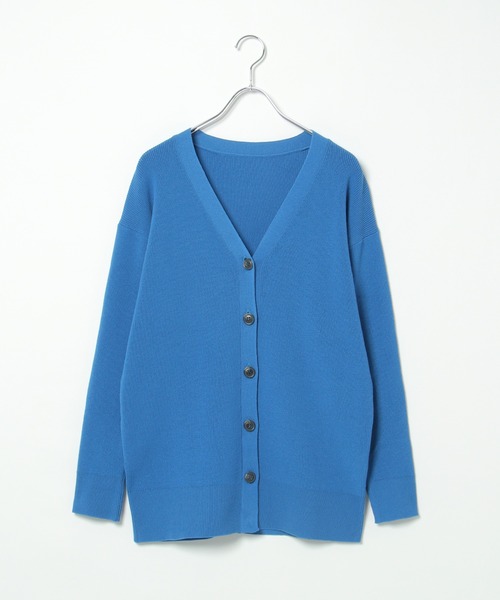 LBC（エルビーシー）の「ウォッシャブルヤーン畦カーディガン（カーディガン/ボレロ・レディース・イエロー/ブルー/グリーン・M）」の4枚目の写真