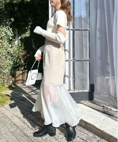 OLIVE des OLIVE（オリーブデオリーブ）の「裾シフォンコルセット