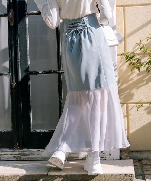 OLIVE des OLIVE（オリーブデオリーブ）の「裾シフォンコルセット