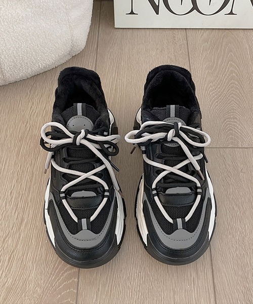 aimoha（アイモハ）の「ユニセックス厚底ソールスニーカー（スニーカー・レディース・ブラック/ベージュ/ホワイト・23.0cm/25.0cm/24.0cm/23.5cm/24.5cm/22.5cm）」の22枚目の写真