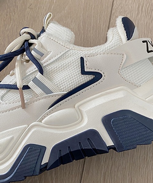 aimoha（アイモハ）の「ユニセックス厚底ソールスニーカー（スニーカー・レディース・ブラック/ベージュ/ホワイト・23.0cm/25.0cm/24.0cm/23.5cm/24.5cm/22.5cm）」の19枚目の写真