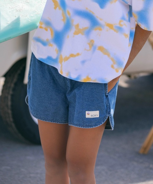 ROXY（ロキシー）の「GRAVEL/ロキシーショートパンツ（デニムパンツ