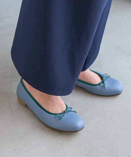 ing（イング）の「【３E】ワンポイントバレエシューズ（バレエシューズ・レディース・ブラック/ストーン/ベージュ系その他5/霜降りグレー/シャーベット/ブルー系その他/オフホワイト/その他19/ダークアッシュ/ライトカーキ/ブラウン系その他・22.5cm/23cm/23.5cm/24cm/24.5cm）」の9枚目の写真