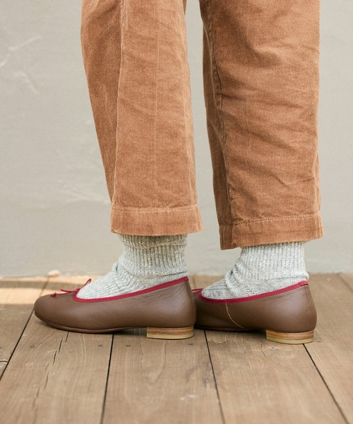 ing（イング）の「【３E】ワンポイントバレエシューズ（バレエシューズ・レディース・ブラック/ストーン/ベージュ系その他5/霜降りグレー/シャーベット/ブルー系その他/オフホワイト/その他19/ダークアッシュ/ライトカーキ/ブラウン系その他・22.5cm/23cm/23.5cm/24cm/24.5cm）」の15枚目の写真