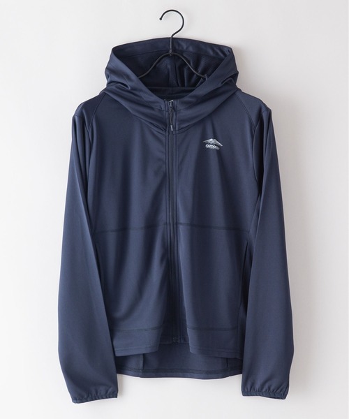 OUTDOOR PRODUCTS APPAREL(アウトドアプロダクツアパレル)の「速乾 透湿 UVカット 吸水速乾 抗菌防臭加工 リフレクター 軽量 パーカー ラッシュガード(パーカー・レディース・ネイビー/ブラック/グレー・LARGE/MEDIUM)」の6枚目の写真