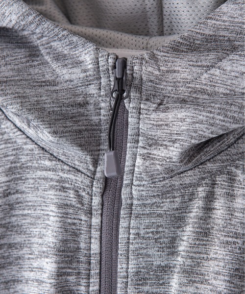 OUTDOOR PRODUCTS APPAREL(アウトドアプロダクツアパレル)の「速乾 透湿 UVカット 吸水速乾 抗菌防臭加工 リフレクター 軽量 パーカー ラッシュガード(パーカー・レディース・ネイビー/ブラック/グレー・LARGE/MEDIUM)」の8枚目の写真