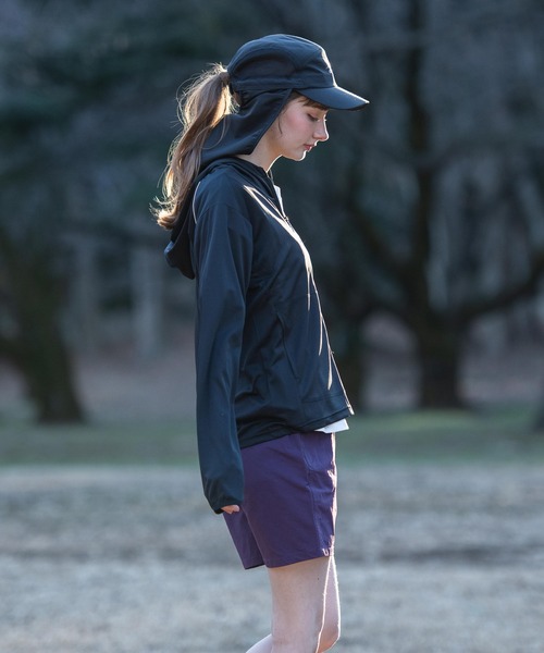 OUTDOOR PRODUCTS APPAREL(アウトドアプロダクツアパレル)の「速乾 透湿 UVカット 吸水速乾 抗菌防臭加工 リフレクター 軽量 パーカー ラッシュガード(パーカー・レディース・ネイビー/ブラック/グレー・LARGE/MEDIUM)」の22枚目の写真