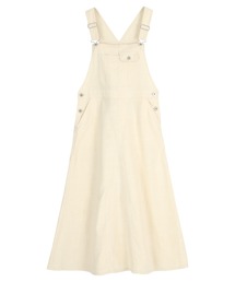 フレアボリュームサロペットスカート