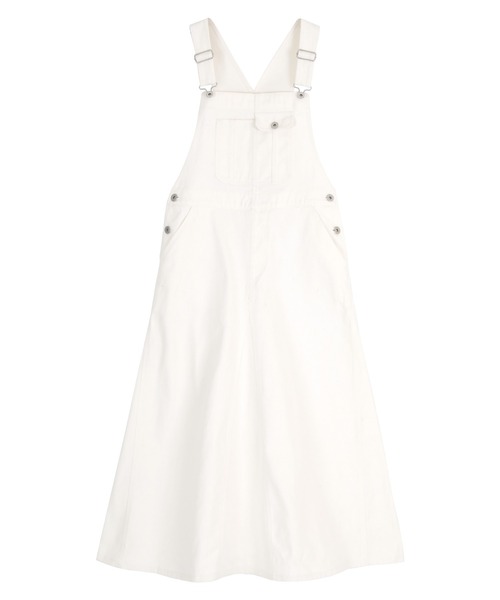 titivate（ティティベイト）の「フレアボリュームサロペットスカート（ジャンパースカート・レディース・カーキ/アイボリー/オフホワイト・S/M）」の14枚目の写真