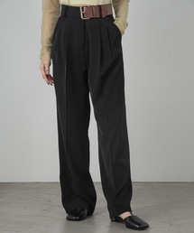 Amiur | half belt two tuck pants(その他パンツ)