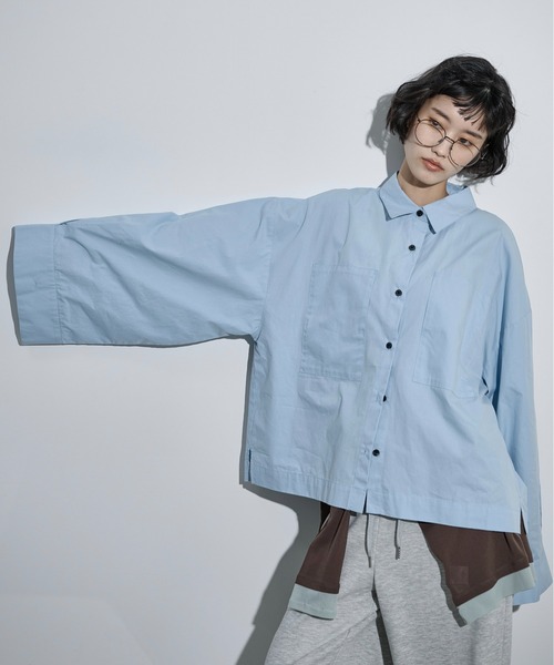 スーパーワイドスリーブボクシーシャツ（シャツ/ブラウス）｜THE YOn