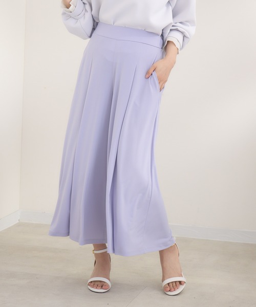 KATHARINE ROSS（キャサリンロス）の「【KATHARINE ROSS】〈新色登場！〉選べる丈85cm/92cm ゆるらくさらりワイドガウチョ（その他パンツ・レディース・ブラック/グレイッシュベージュ/ブラック系2/ネイビー系2/ライトグレー系2/ベージュ系2/ライトグレー/ネイビー/ブラウン/チャコールグレー/グレー系その他/ブラウン系2/ワイン/ライトグリーン系/ライトグリーン/ダークグリーン/パープル系その他/ライトパープル・85㎝/92cm/85cm）」の16枚目の写真