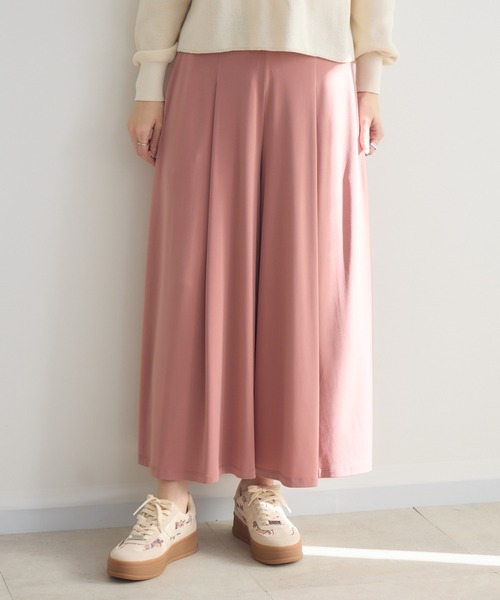 KATHARINE ROSS(キャサリンロス)の「【KATHARINE ROSS】〈新色登場!〉選べる丈85cm/92cm ゆるらくさらりワイドガウチョ(その他パンツ・レディース・ブラック/グレイッシュベージュ/ブラック系2/ネイビー系2/ライトグレー系2/ベージュ系2/ライトグレー/ネイビー/ブラウン/チャコールグレー/グレー系その他/ブラウン系2/ワイン/ライトグリーン系/ライトグリーン/ダークグリーン/パープル系その他/ライトパープル/ピンク系その他/ピンク・85㎝/92cm/85cm)」の19枚目の写真