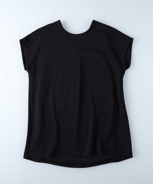 HONEYSUCKLE ROSE(ハニーサックルローズ)の「【HONEYSUCKLE ROSE】ドレスTバックV半袖T(Tシャツ/カットソー・レディース・ダークグレー/ブラック/ホワイト・XL/M/S/L)」の13枚目の写真