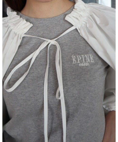 トップス epine paris long tee epine（エピヌ）の「EPINE PARIS long tee（Tシャツ/カットソー