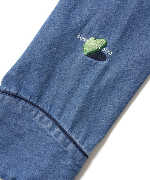 TOWNCRAFT(タウンクラフト)の「Towncraft PREP/タウンクラフトプレップ Denim Western Shirt/デニム カットオフ ウェスタンシャツ(シャツ/ブラウス・メンズ・ブラック/ネイビー/オフホワイト・MEDIUM/LARGE)」の10枚目の写真