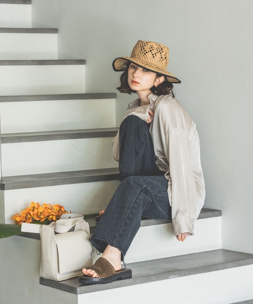 eL（エル）の「【eL】Slide Sandal/191705（サンダル・レディース・ブラック/カーキ・LARGE/MEDIUM）」の9枚目の写真