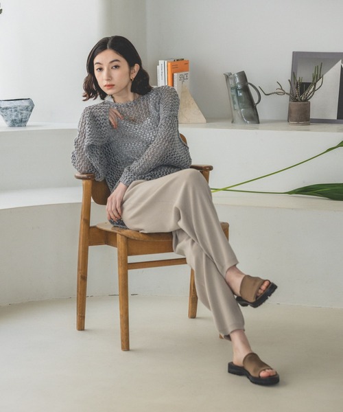 eL（エル）の「【eL】Slide Sandal/191705（サンダル・レディース・ブラック/カーキ・LARGE/MEDIUM）」の4枚目の写真