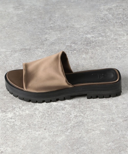 eL（エル）の「【eL】Slide Sandal/191705（サンダル・レディース・ブラック/カーキ・LARGE/MEDIUM）」の5枚目の写真