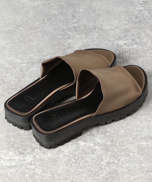 eL（エル）の「【eL】Slide Sandal/191705（サンダル・レディース・ブラック/カーキ・LARGE/MEDIUM）」の22枚目の写真