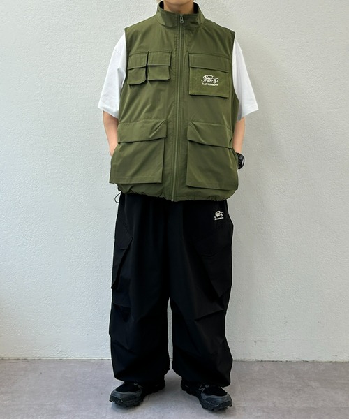WHO'S WHO gallery(フーズフーギャラリー)の「COOPER FACTユーティリティスタンドカラーベスト(ベスト・メンズ・ホワイト/ブラック/カーキ/チャコールグレー・FREE)」の20枚目の写真