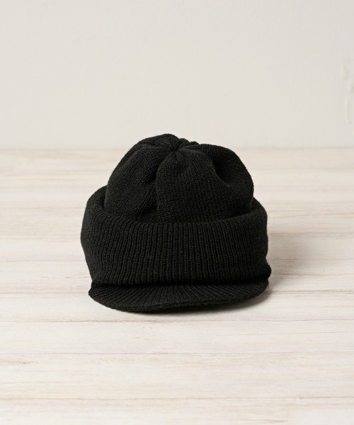 Mighty Shine（マイティシャイン）の「Balaclava Knit Cap【Mighty Shine / マイティシャイン】1233014（ニットキャップ/ビーニー・メンズ・キャメル/ブラック・FREE）」の12枚目の写真