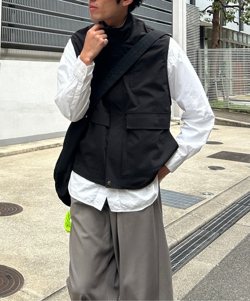 CPCM（シーピーシーエム）の「スタンドベスト（ベスト・メンズ・アイボリー/ブラック・MEDIUM/LARGE）」の5枚目の写真