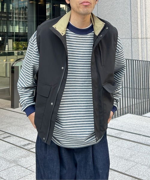 CPCM（シーピーシーエム）の「スタンドベスト（ベスト・メンズ・アイボリー/ブラック・MEDIUM/LARGE）」の8枚目の写真