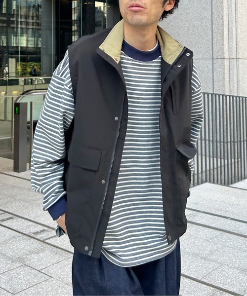 CPCM（シーピーシーエム）の「スタンドベスト（ベスト・メンズ・アイボリー/ブラック・MEDIUM/LARGE）」の11枚目の写真