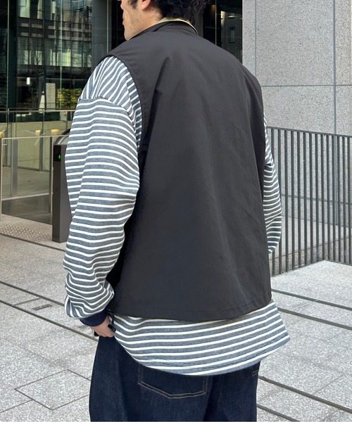 CPCM（シーピーシーエム）の「スタンドベスト（ベスト・メンズ・アイボリー/ブラック・MEDIUM/LARGE）」の12枚目の写真