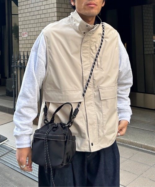 CPCM（シーピーシーエム）の「スタンドベスト（ベスト・メンズ・アイボリー/ブラック・MEDIUM/LARGE）」の15枚目の写真