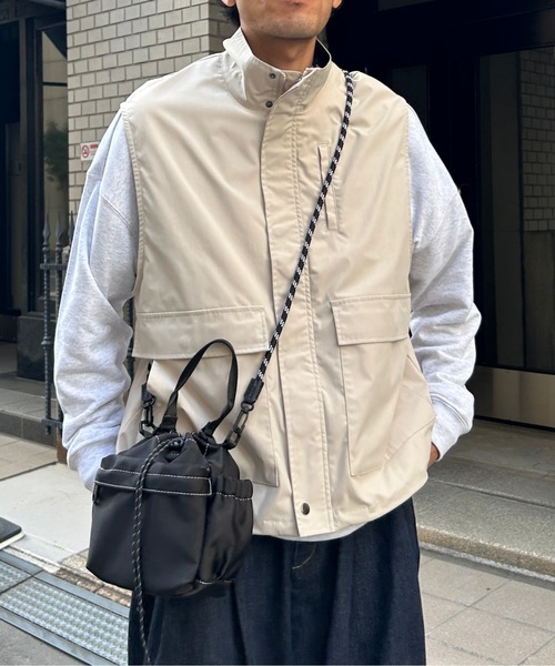 CPCM（シーピーシーエム）の「スタンドベスト（ベスト・メンズ・アイボリー/ブラック・MEDIUM/LARGE）」の16枚目の写真