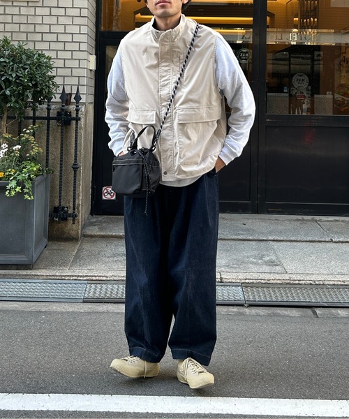 CPCM（シーピーシーエム）の「スタンドベスト（ベスト・メンズ・アイボリー/ブラック・MEDIUM/LARGE）」の17枚目の写真