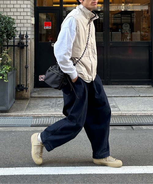 CPCM（シーピーシーエム）の「スタンドベスト（ベスト・メンズ・アイボリー/ブラック・MEDIUM/LARGE）」の19枚目の写真