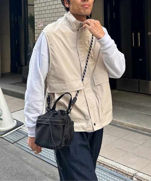 CPCM（シーピーシーエム）の「スタンドベスト（ベスト・メンズ・アイボリー/ブラック・MEDIUM/LARGE）」の21枚目の写真