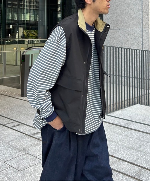 CPCM（シーピーシーエム）の「スタンドベスト（ベスト・メンズ・アイボリー/ブラック・MEDIUM/LARGE）」の20枚目の写真