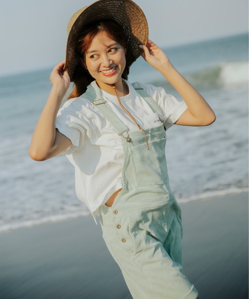 Ocean Pacific(オーシャンパシフィック)の「【OP:オーピー】レディースコーデュロイサロペット(サロペット/オーバーオール・レディース・グリーン/ブラウン/パープル系その他/イエロー・MEDIUM/LARGE)」の16枚目の写真