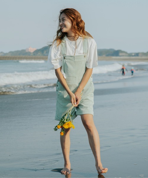 Ocean Pacific(オーシャンパシフィック)の「【OP:オーピー】レディースコーデュロイサロペット(サロペット/オーバーオール・レディース・グリーン/ブラウン/パープル系その他/イエロー・MEDIUM/LARGE)」の15枚目の写真