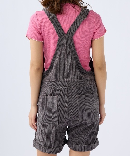 Ocean Pacific(オーシャンパシフィック)の「【OP:オーピー】レディースコーデュロイサロペット(サロペット/オーバーオール・レディース・グリーン/ブラウン/パープル系その他/イエロー・MEDIUM/LARGE)」の8枚目の写真