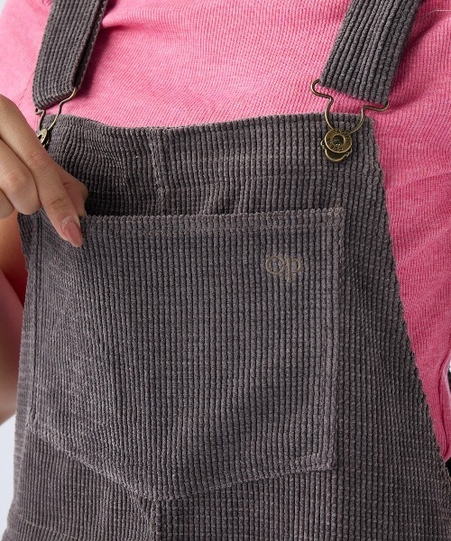 Ocean Pacific(オーシャンパシフィック)の「【OP:オーピー】レディースコーデュロイサロペット(サロペット/オーバーオール・レディース・グリーン/ブラウン/パープル系その他/イエロー・MEDIUM/LARGE)」の9枚目の写真