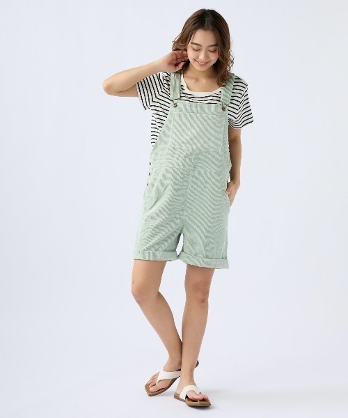 Ocean Pacific(オーシャンパシフィック)の「【OP:オーピー】レディースコーデュロイサロペット(サロペット/オーバーオール・レディース・グリーン/ブラウン/パープル系その他/イエロー・MEDIUM/LARGE)」の18枚目の写真