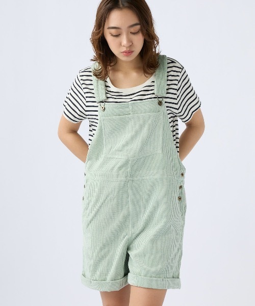 Ocean Pacific(オーシャンパシフィック)の「【OP:オーピー】レディースコーデュロイサロペット(サロペット/オーバーオール・レディース・グリーン/ブラウン/パープル系その他/イエロー・MEDIUM/LARGE)」の20枚目の写真