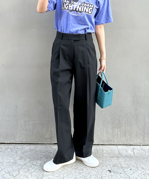 Bonum（ボナム）の「TWストレートスラックスパンツ（その他パンツ