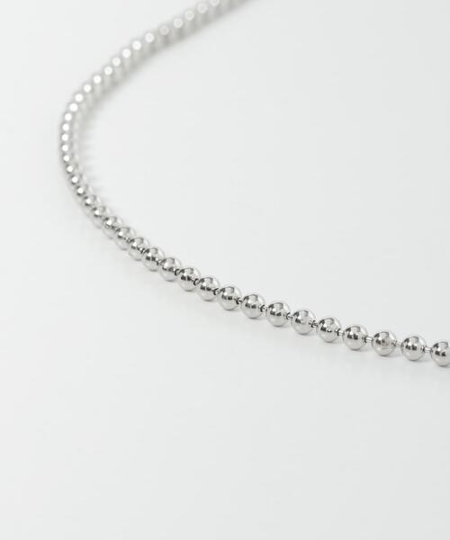 URBAN RESEARCH（アーバンリサーチ）の「URBAN RESEARCH iD　ボールチェーンネックレス（ネックレス・メンズ・シルバー・FREE）」の4枚目の写真