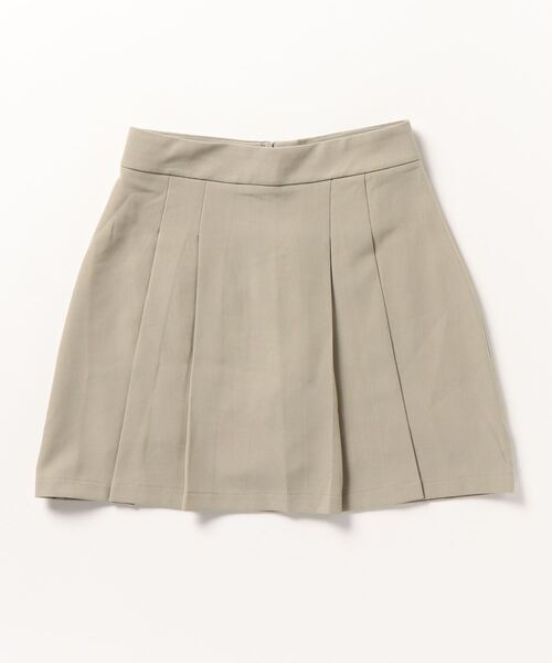 ROOPTOKYO（ループトウキョウ）の「▲Pleats Mini Skirt / プリーツミニスカート（スカート・レディース・チャコールグレー/ブラック/ベージュ/ホワイト・S/M/L）」の7枚目の写真