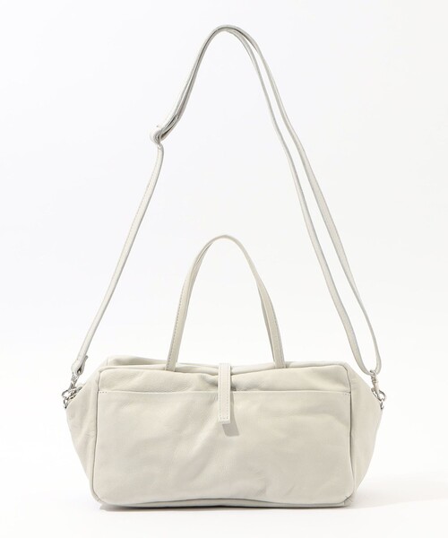 TOMORROWLAND （トゥモローランド）の「【一部別注】les basiques 2-WAY SOFT TOTE トートバッグ（ショルダーバッグ・レディース・チャコールグレー/ブラック/ライトグレー/ホワイト/ライトブルー・FREE）」の6枚目の写真