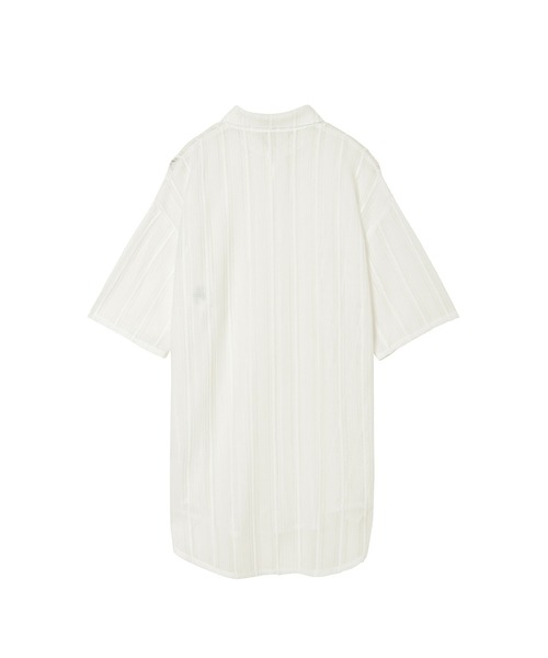 ANDGEEBEE(アンジービー)の「UNISEX レースポケットシャツ(シャツ/ブラウス・レディース・ブラック/ホワイト・X-LARGE)」の9枚目の写真