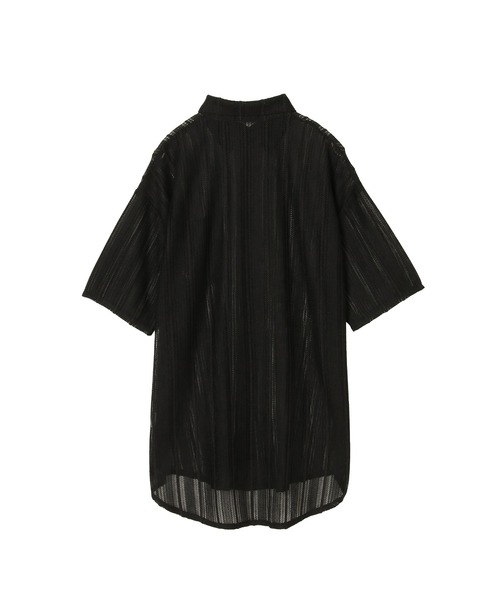 ANDGEEBEE(アンジービー)の「UNISEX レースポケットシャツ(シャツ/ブラウス・レディース・ブラック/ホワイト・X-LARGE)」の10枚目の写真