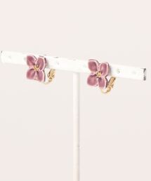 【irodori】小さな花のearring(紫)
